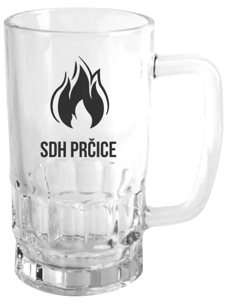 Půllitr SDH s vlastním názvem sboru