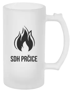 Půllitr SDH s vlastním názvem sboru