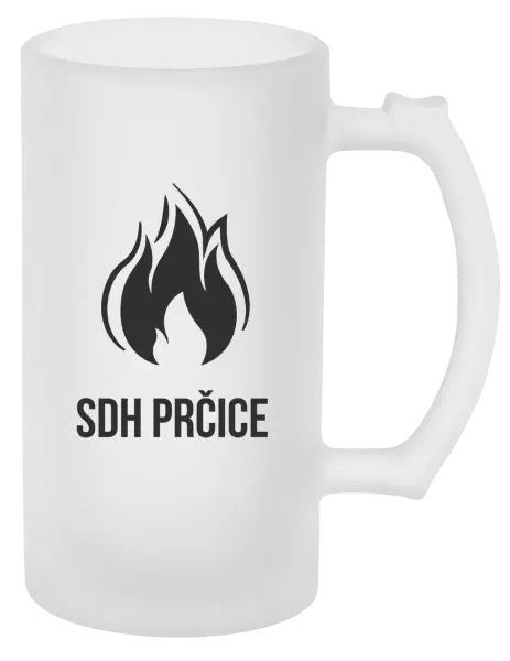 Půllitr SDH s vlastním názvem sboru