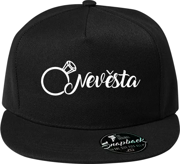 Snapback kšiltovka Nevěsta, prsten
