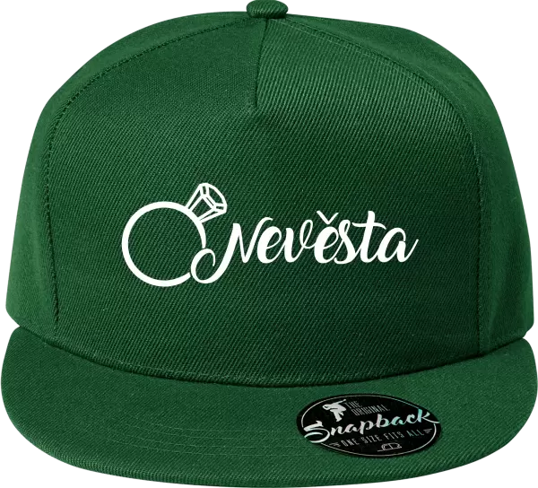 Snapback kšiltovka Nevěsta, prsten