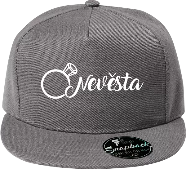 Snapback kšiltovka Nevěsta, prsten