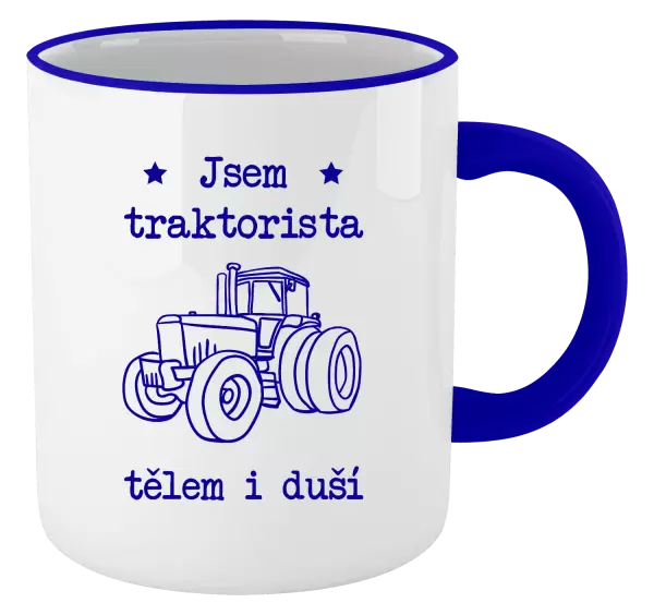Hrnek Jsem traktorista tělem i duší
