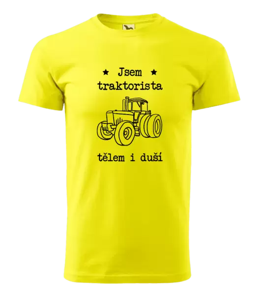 Pánské tričko Jsem traktorista tělem i duší