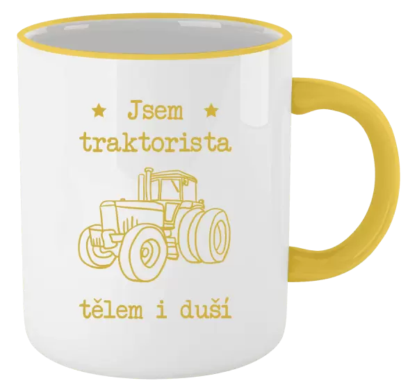 Hrnek Jsem traktorista tělem i duší