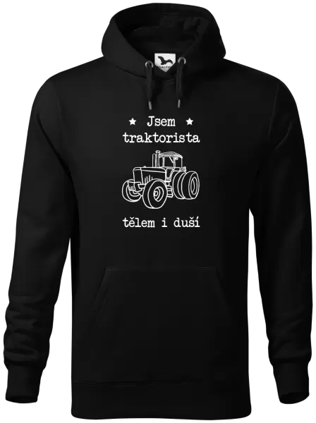Pánská mikina Jsem traktorista tělem i duší