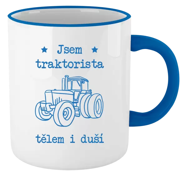 Hrnek Jsem traktorista tělem i duší