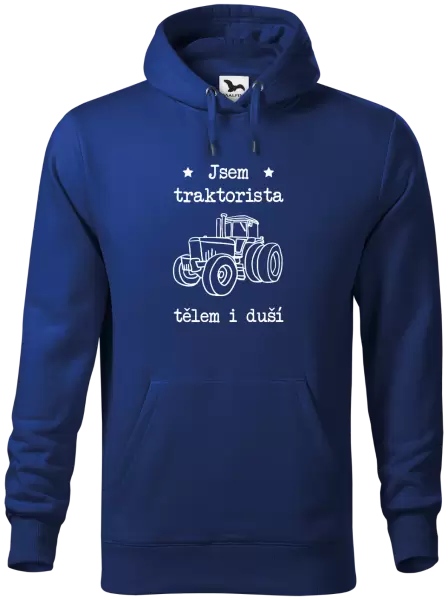 Pánská mikina Jsem traktorista tělem i duší
