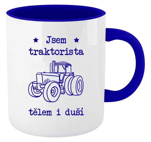 Hrnek Jsem traktorista tělem i duší