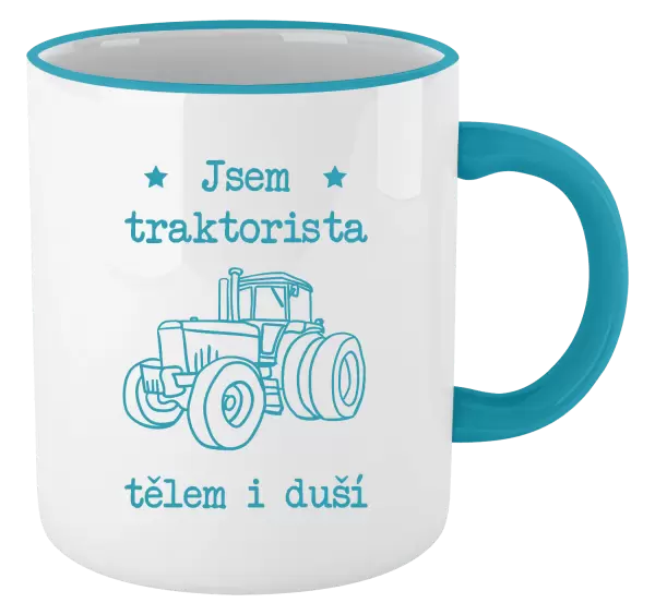 Hrnek Jsem traktorista tělem i duší