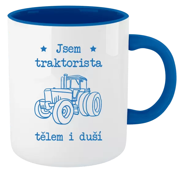 Hrnek Jsem traktorista tělem i duší