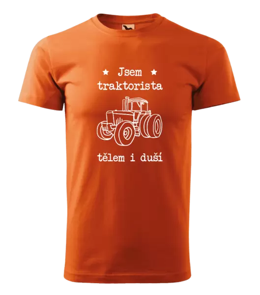 Pánské tričko Jsem traktorista tělem i duší
