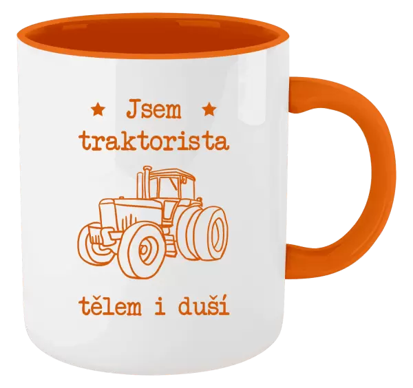 Hrnek Jsem traktorista tělem i duší