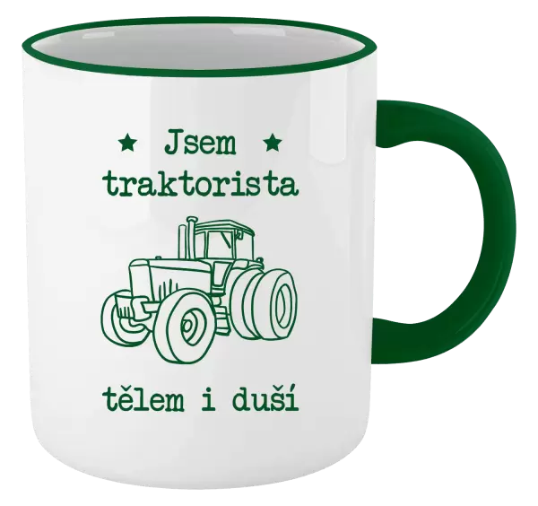 Hrnek Jsem traktorista tělem i duší