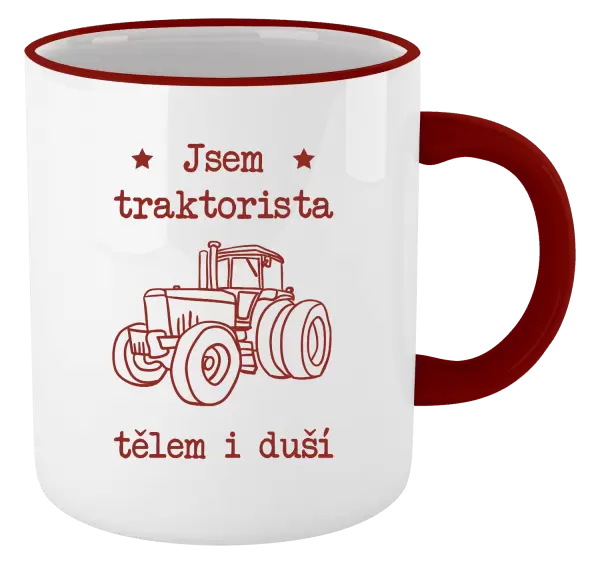 Hrnek Jsem traktorista tělem i duší