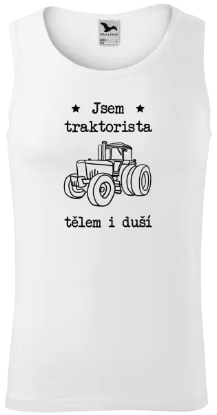 Pánské tílko Jsem traktorista tělem i duší