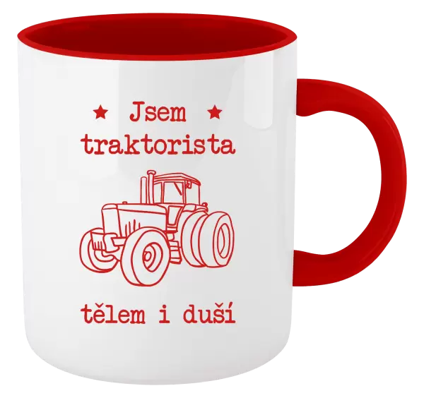 Hrnek Jsem traktorista tělem i duší