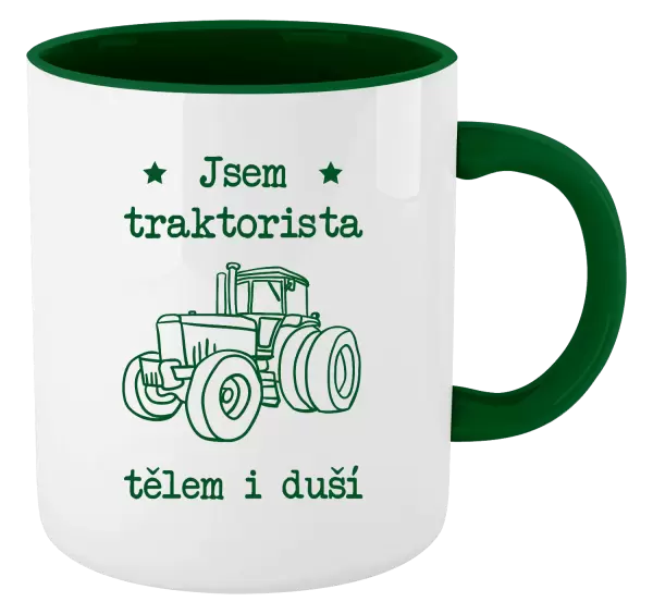 Hrnek Jsem traktorista tělem i duší