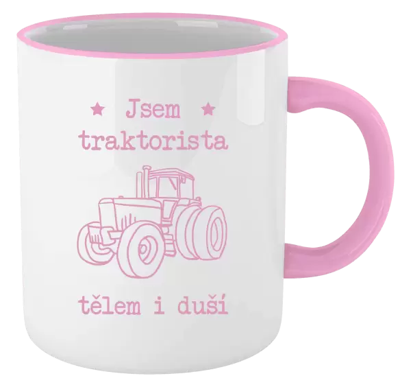 Hrnek Jsem traktorista tělem i duší
