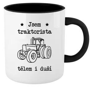 Hrnek Jsem traktorista tělem i duší