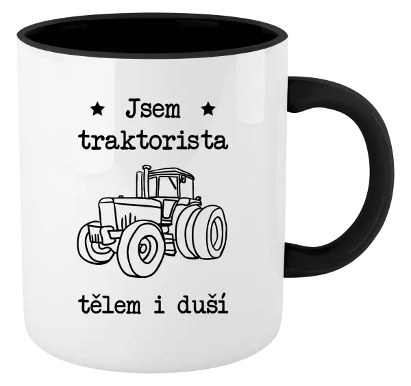 Hrnek Jsem traktorista tělem i duší