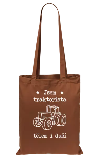 Látková taška Jsem traktorista tělem i duší