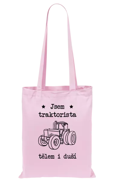 Látková taška Jsem traktorista tělem i duší