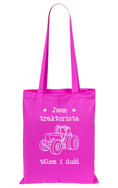 Látková taška Jsem traktorista tělem i duší