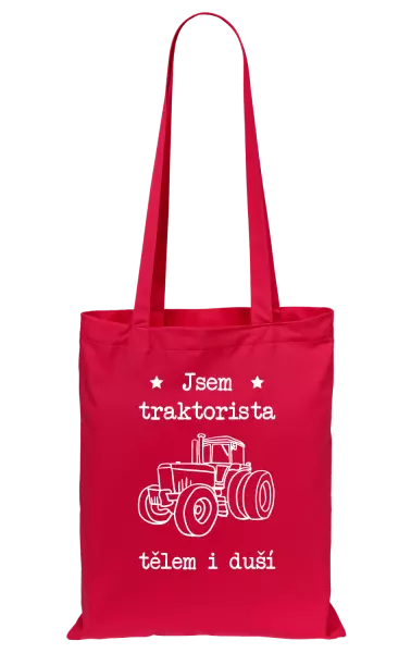 Látková taška Jsem traktorista tělem i duší