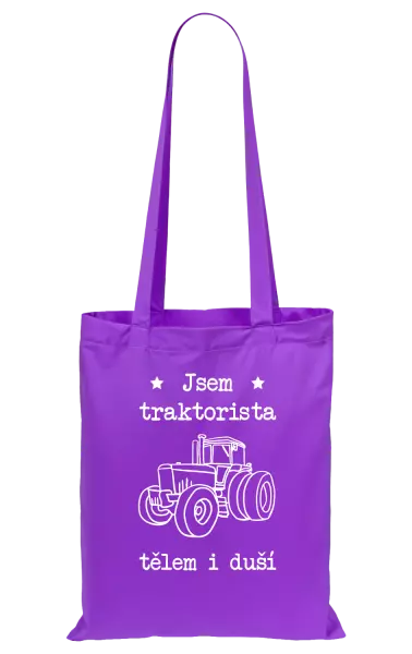 Látková taška Jsem traktorista tělem i duší