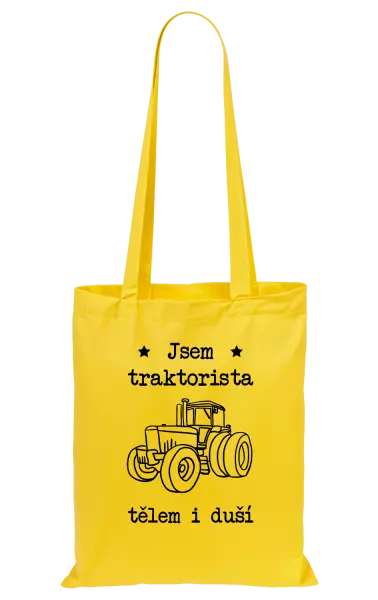 Látková taška Jsem traktorista tělem i duší