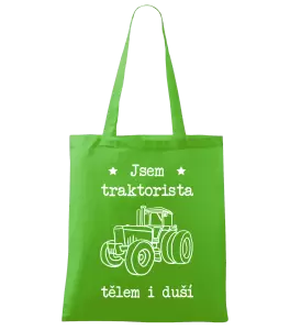 Látková taška Jsem traktorista tělem i duší