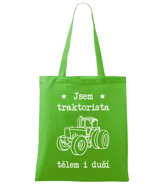 Látková taška Jsem traktorista tělem i duší