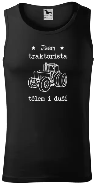 Pánské tílko Jsem traktorista tělem i duší