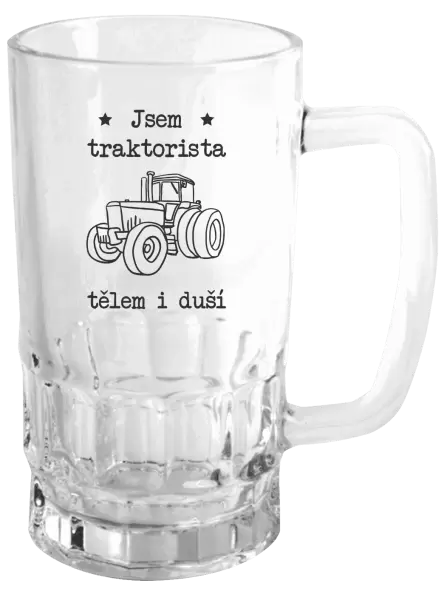Půllitr Jsem traktorista tělem i duší
