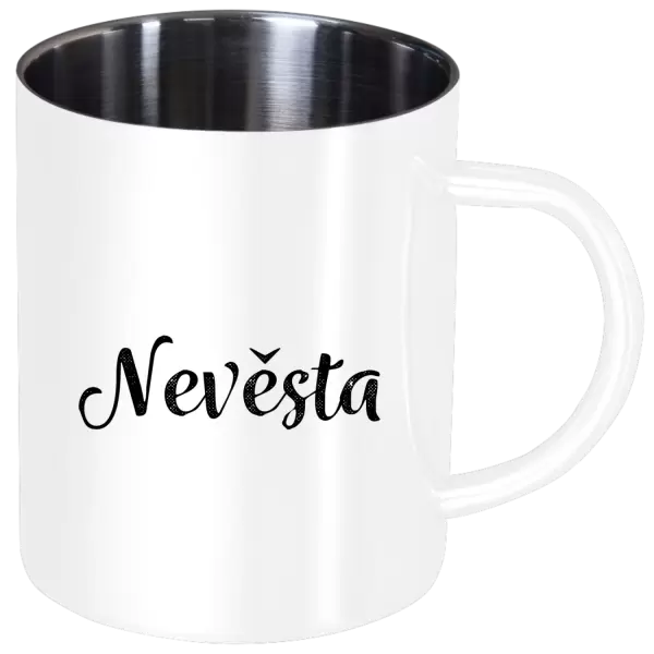 Nerezový hrnek Nevěsta 1