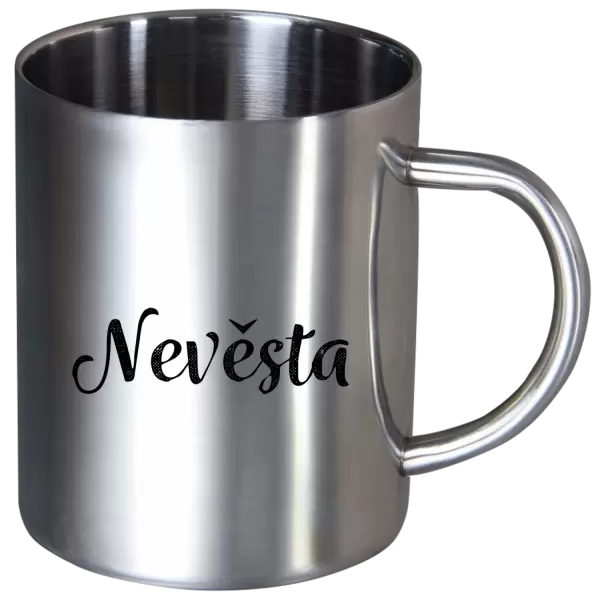 Nerezový hrnek Nevěsta 1