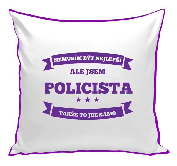 Polštář Nemusím být nejlepší, ale jsem (...), takže to jde samo