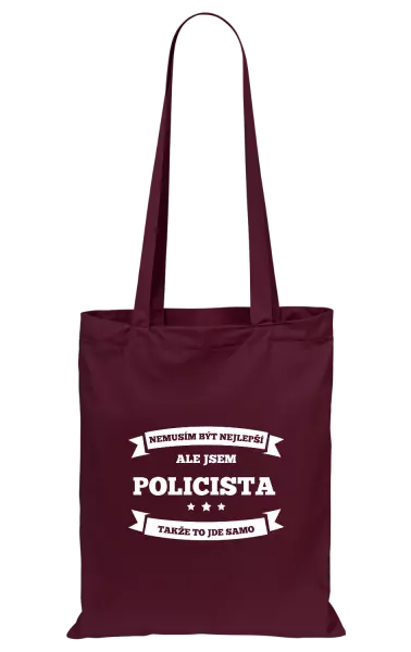Látková taška Nemusím být nejlepší, ale jsem (...), takže to jde samo