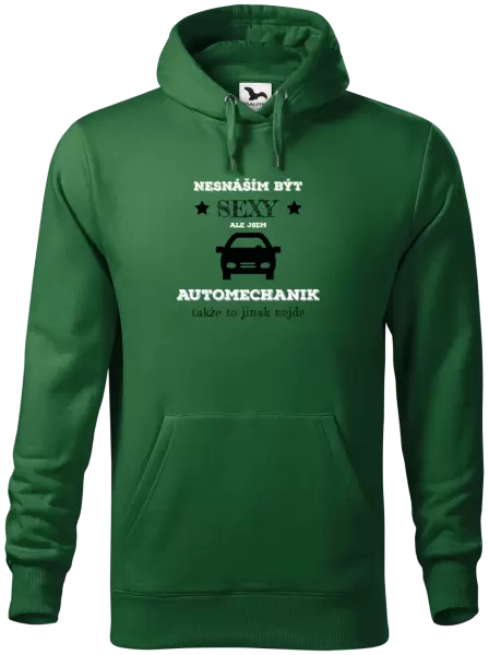 Pánská mikina Nesnáším být sexy, ale jsem automechanik