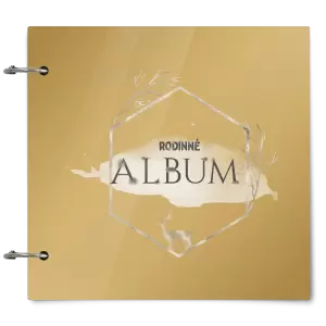 Plexi album se sponami Zlatý jelen v šestiúhelníku