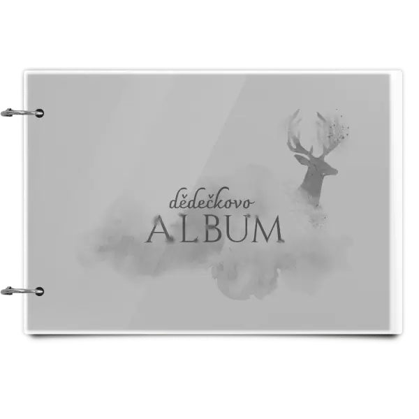 Plexi album se sponami Jelen se jménem