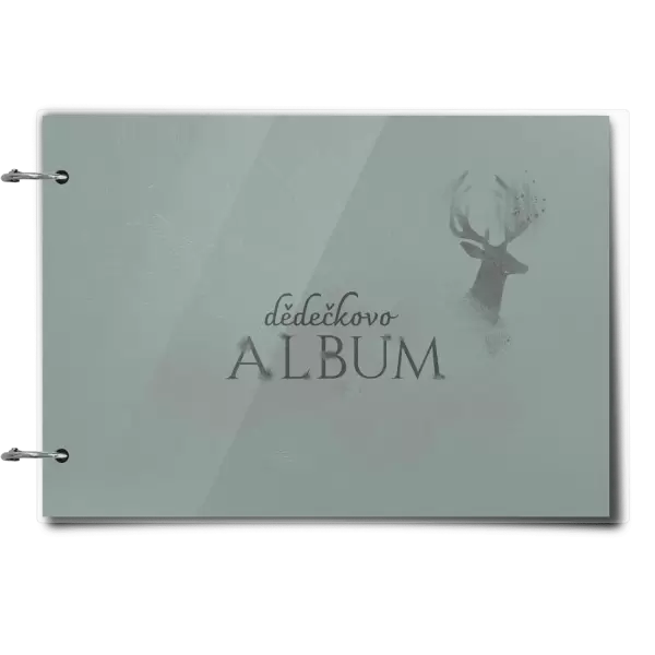 Plexi album se sponami Jelen se jménem