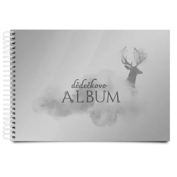 Plexi album s kroužkovou vazbou Jelen se jménem