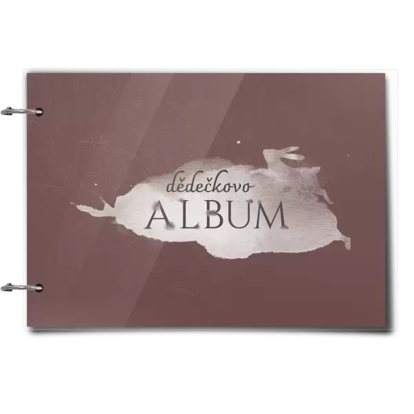 Plexi album se sponami Zajíc se jménem