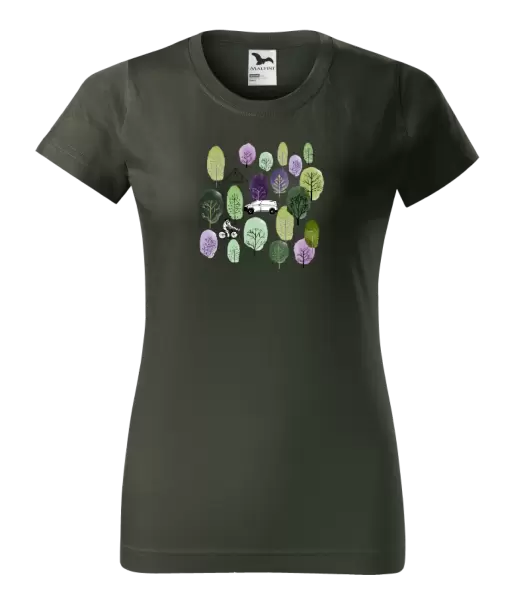 Dámské tričko Kemp v lese