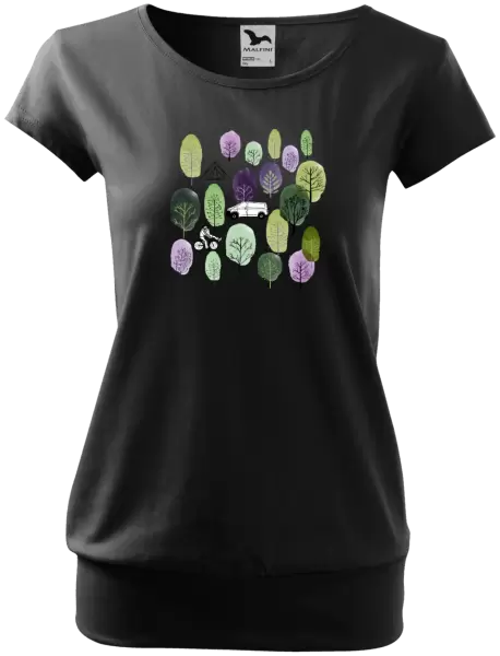 Dámské tričko Kemp v lese