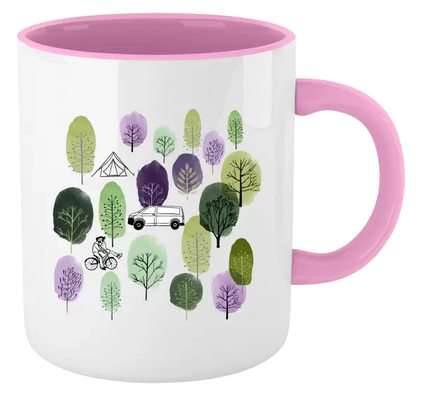 Hrnček  Kemp v lese