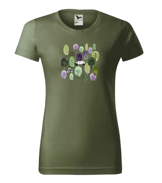 Dámské tričko Kemp v lese