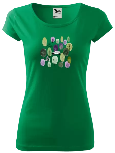 Dámské tričko Kemp v lese
